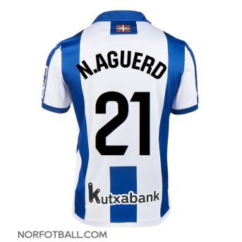 Billige Fotballdrakt Real Sociedad Nayef Aguerd #21 Replika Hjemmedrakt 2024-25 Kortermet
